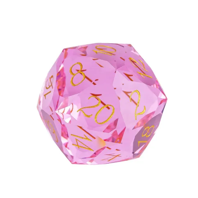 Dragon Gem - XL 30mm Glas D20 (Diamondcut)