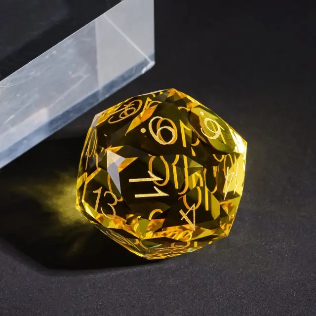 Dragon Gem - XL 30mm Glas D20 (Diamondcut)