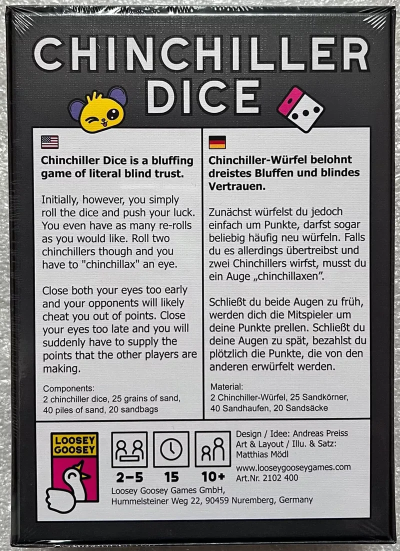 Chinchiller Dice