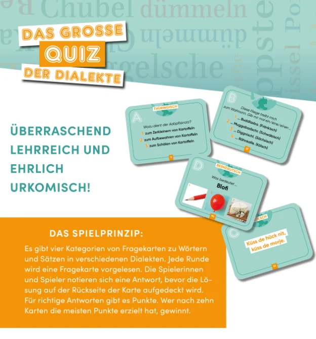Das große Quiz der Dialekte – Quizspiel