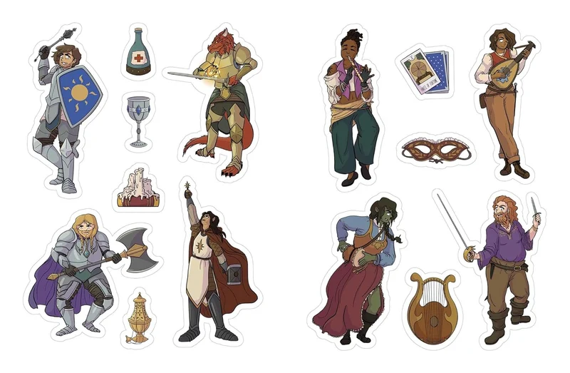 The Düngeonmeister RPG Sticker Book: 500+ Stickers to Level Up Your Campaign