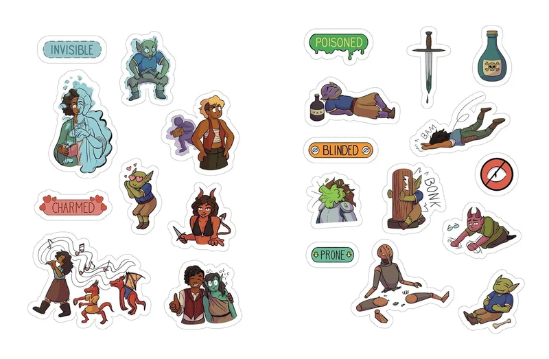 The Düngeonmeister RPG Sticker Book: 500+ Stickers to Level Up Your Campaign