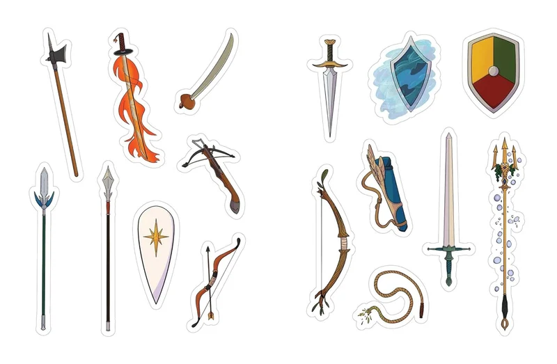The Düngeonmeister RPG Sticker Book: 500+ Stickers to Level Up Your Campaign