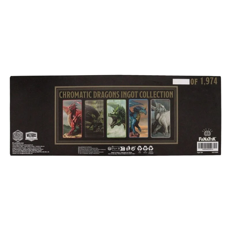 D&D – Chromatic Dragons Ingot Set (Limited Edition)