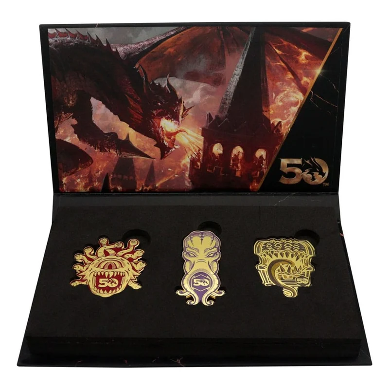 D&D – Monster-Pin-Set (50th Anniversary Limited Edition)