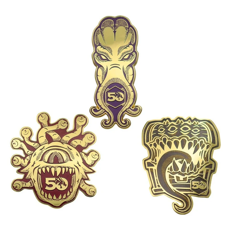D&D – Monster-Pin-Set (50th Anniversary Limited Edition)