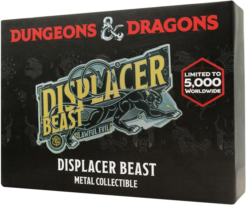 D&D – Displacer Beast Sammler-Metallbarren (Limited Edition)