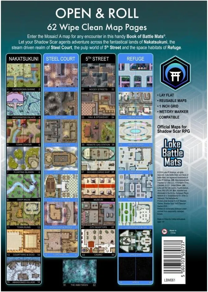 The Giant Book of Battle Mats – Shadow Scar EN