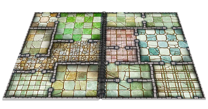 The Big Book of Battle Mats - Cells & Shrines EN