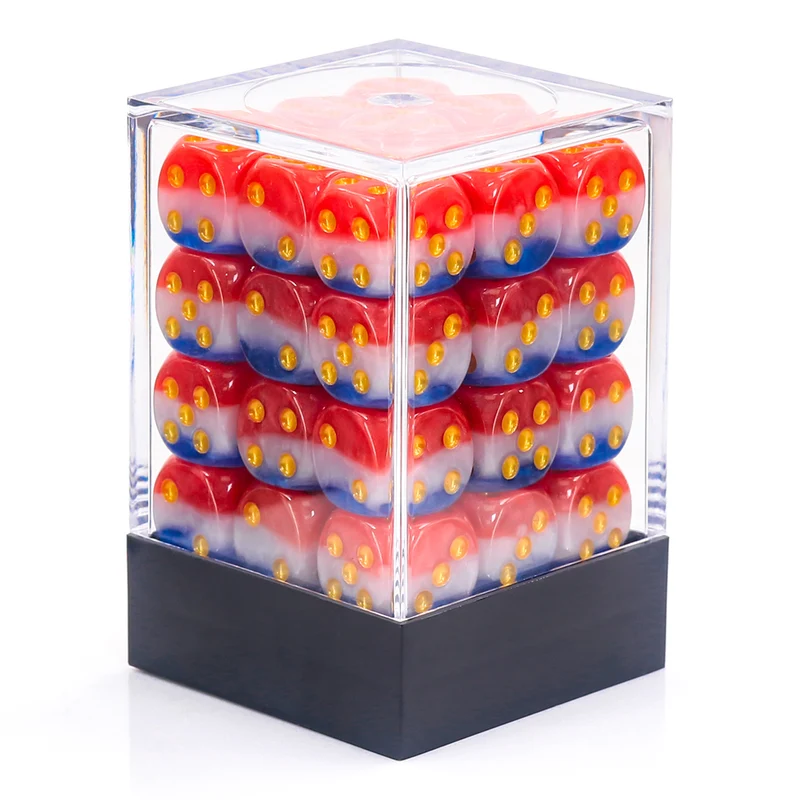36x Classic Mini D6 - viele Farben - in Box (12 mm)
