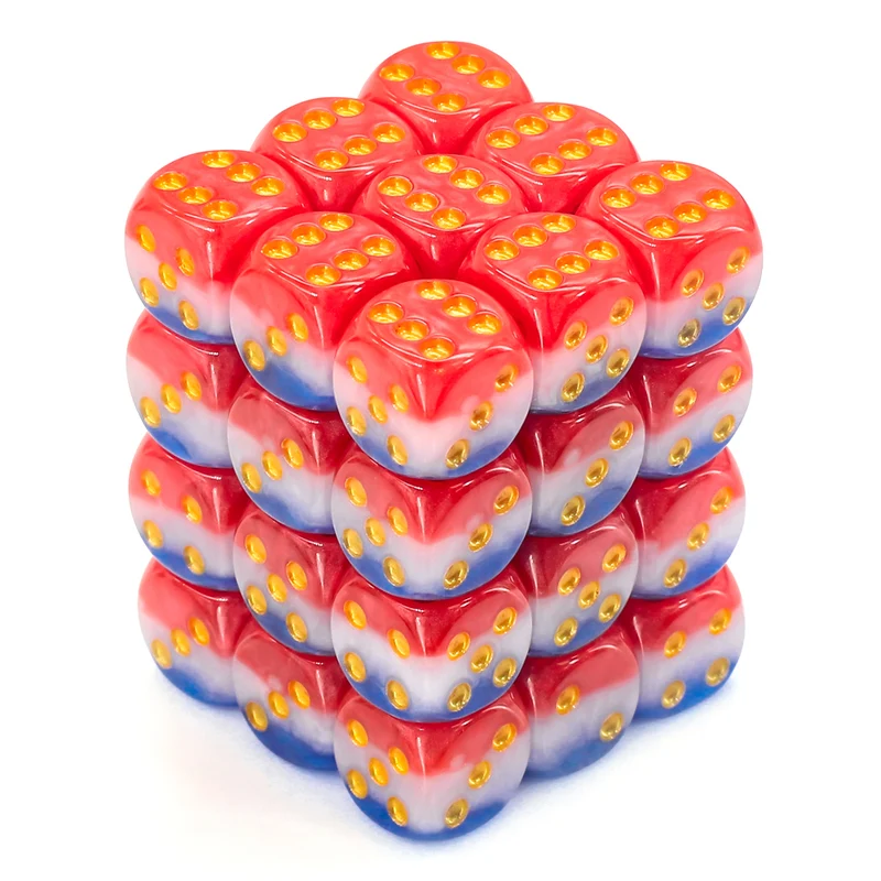 36x Classic Mini D6 - viele Farben - in Box (12 mm)