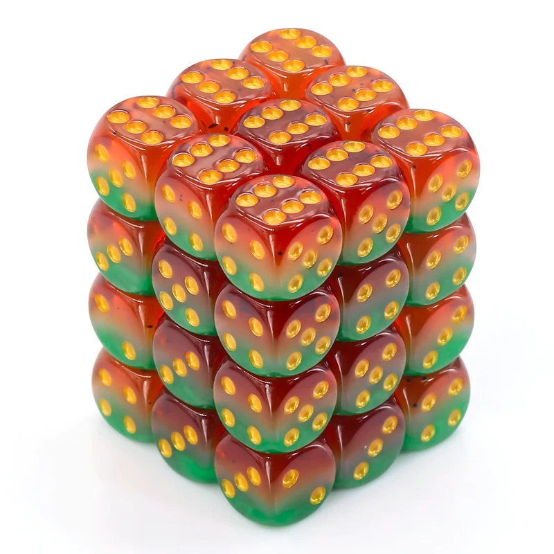 36x Classic Mini D6 - viele Farben - in Box (12 mm)