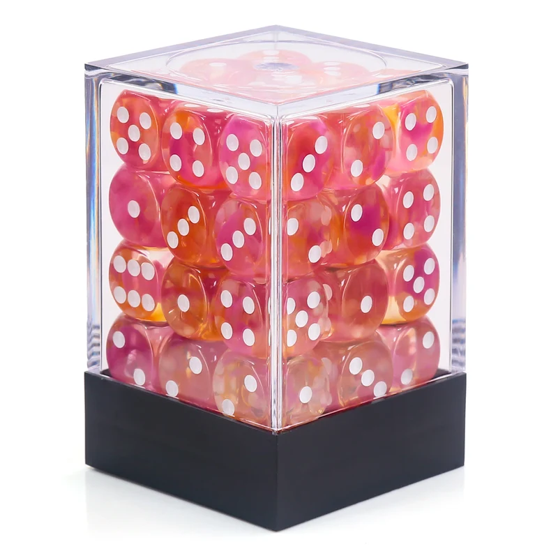 36x Classic Mini D6 - viele Farben - in Box (12 mm)