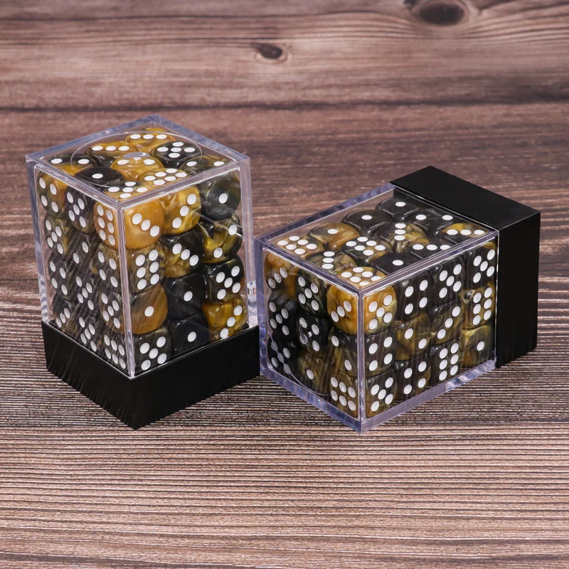 36x Classic Mini D6 - viele Farben - in Box (12 mm)