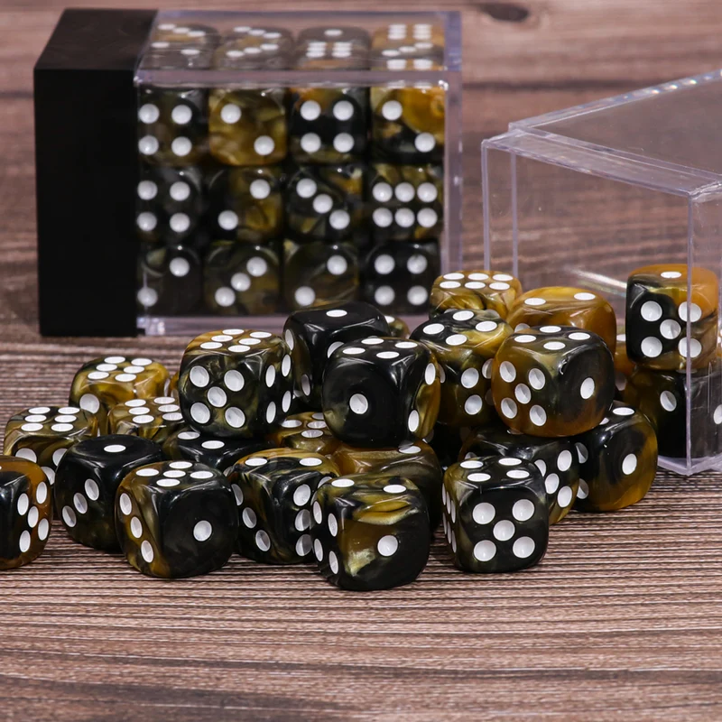 36x Classic Mini D6 - viele Farben - in Box (12 mm)