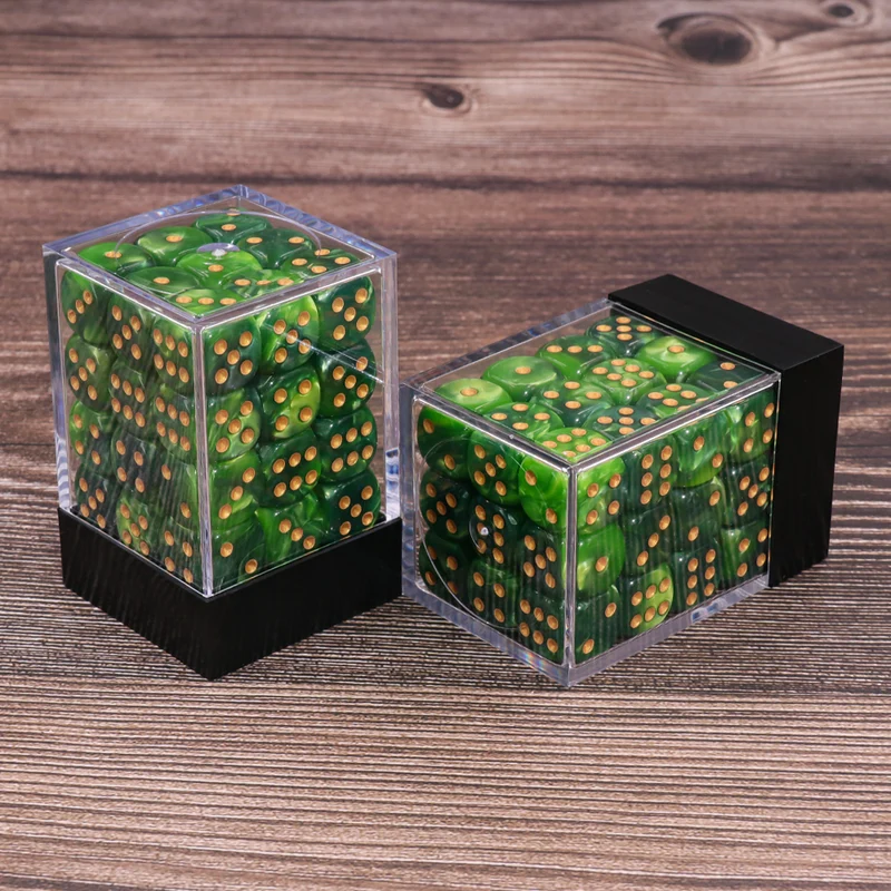 36x Classic Mini D6 - viele Farben - in Box (12 mm)