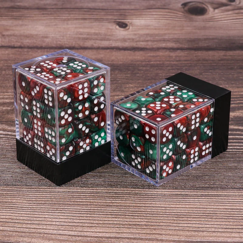 36x Classic Mini D6 - viele Farben - in Box (12 mm)