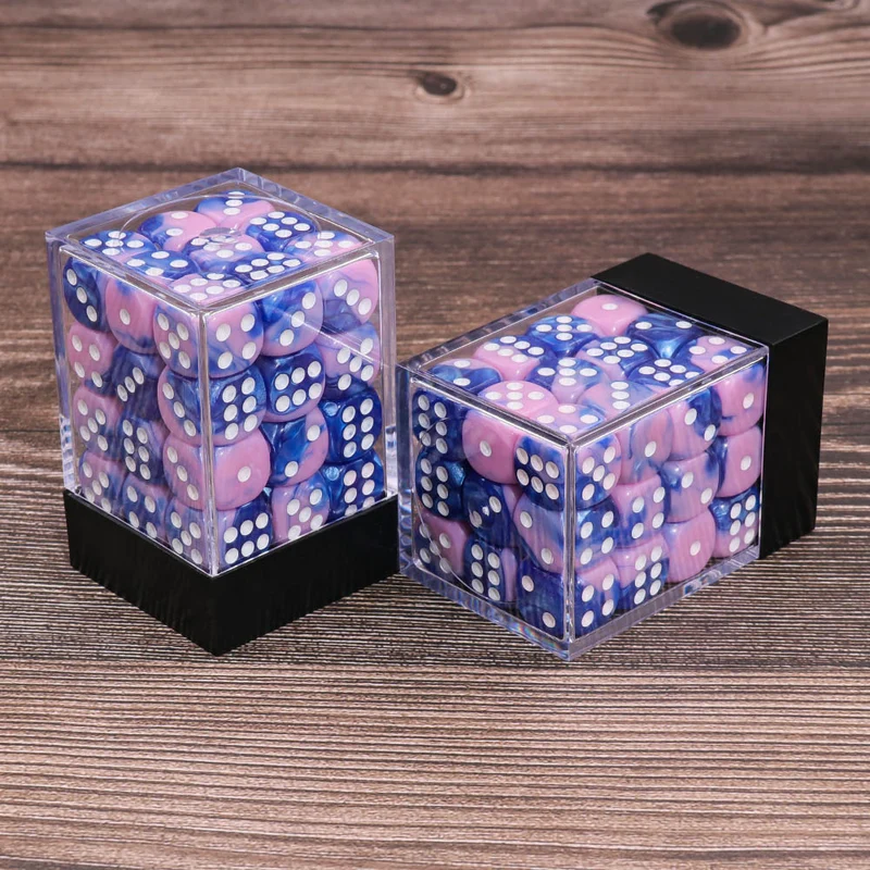 36x Classic Mini D6 - viele Farben - in Box (12 mm)