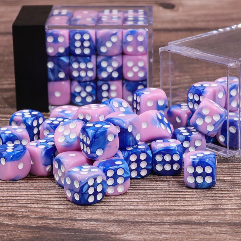 36x Classic Mini D6 - viele Farben - in Box (12 mm)