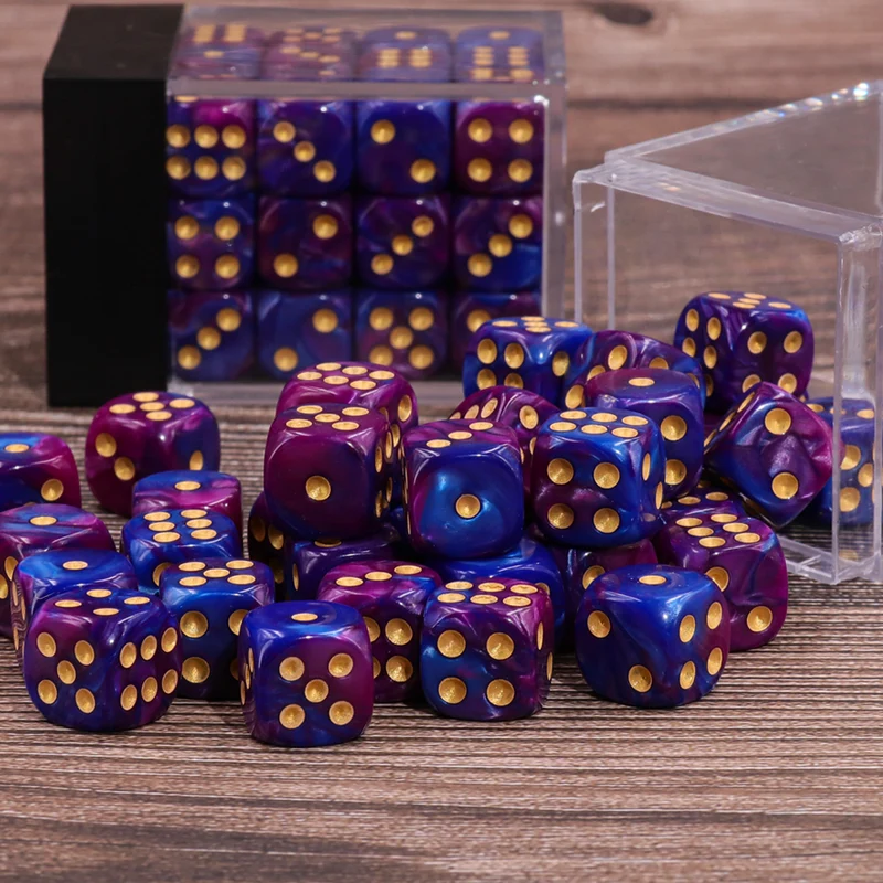 36x Classic Mini D6 - viele Farben - in Box (12 mm)
