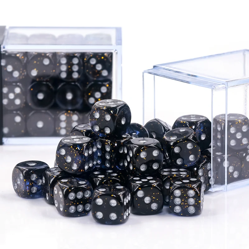 36x Classic Mini D6 - viele Farben - in Box (12 mm)