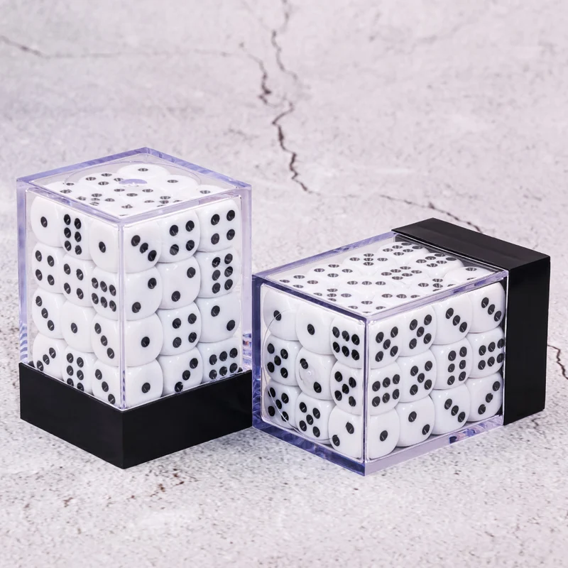 36x Classic Mini D6 - viele Farben - in Box (12 mm)