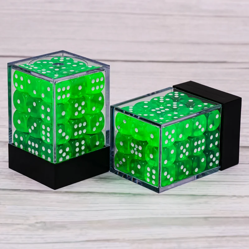 36x Classic Mini D6 - viele Farben - in Box (12 mm)