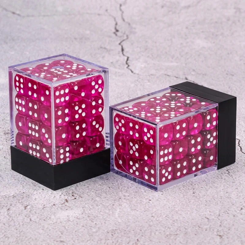 36x Classic Mini D6 - viele Farben - in Box (12 mm)