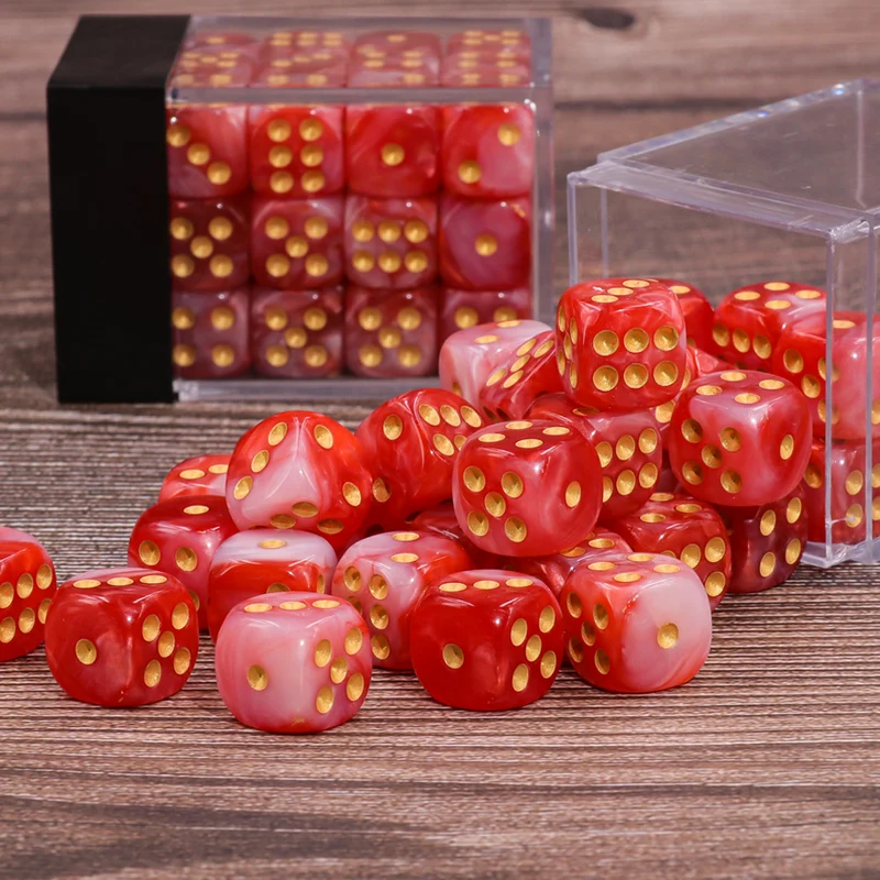 36x Classic Mini D6 - viele Farben - in Box (12 mm)