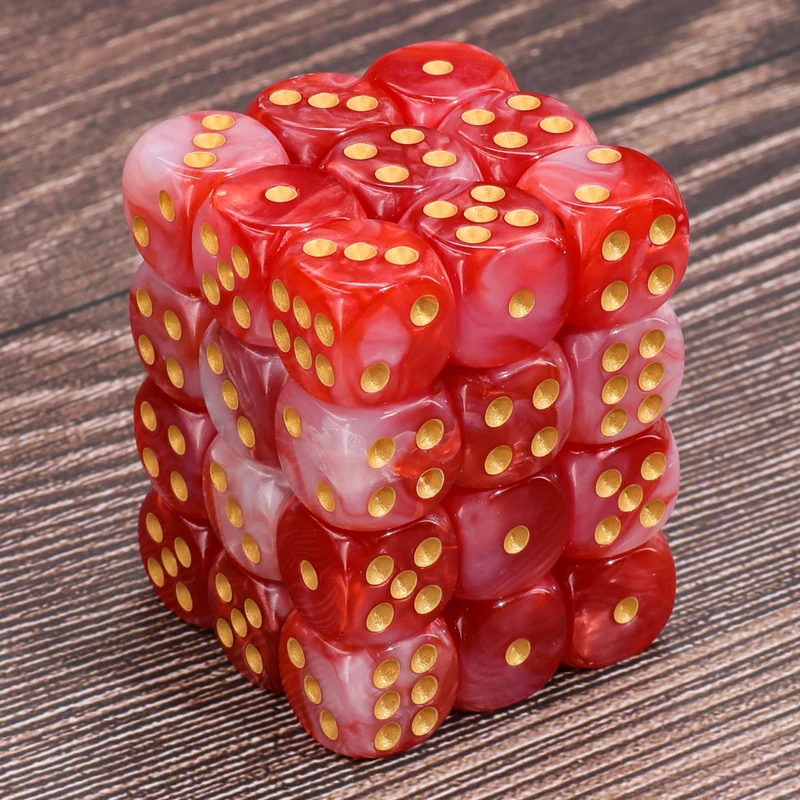 36x Classic Mini D6 - viele Farben - in Box (12 mm)