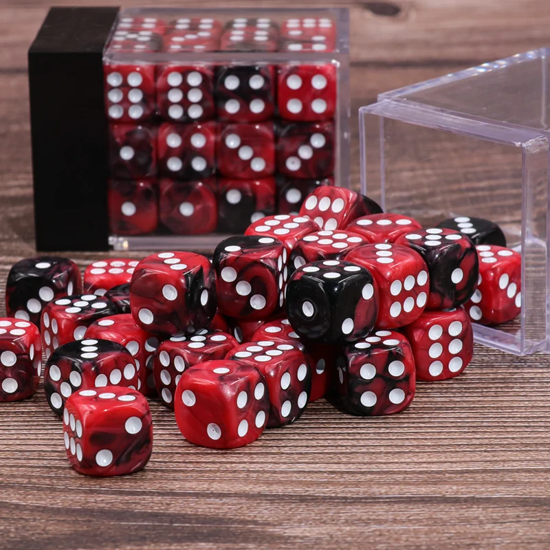 36x Classic Mini D6 - viele Farben - in Box (12 mm)