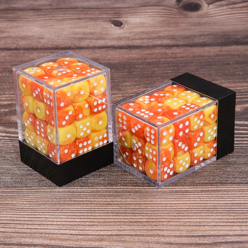 36x Classic Mini D6 - viele Farben - in Box (12 mm)