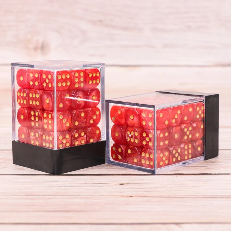36x Classic Mini D6 - viele Farben - in Box (12 mm)