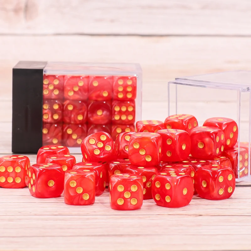 36x Classic Mini D6 - viele Farben - in Box (12 mm)