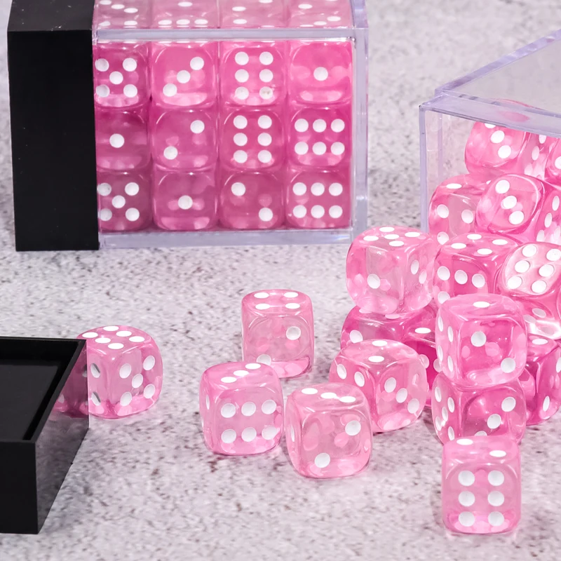 36x Classic Mini D6 - viele Farben - in Box (12 mm)