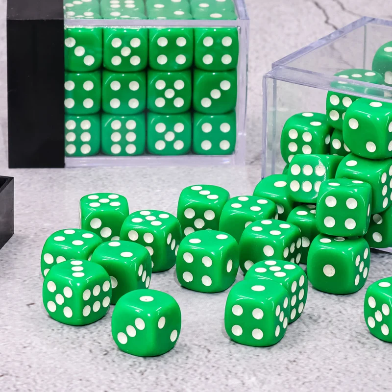 36x Classic Mini D6 - viele Farben - in Box (12 mm)
