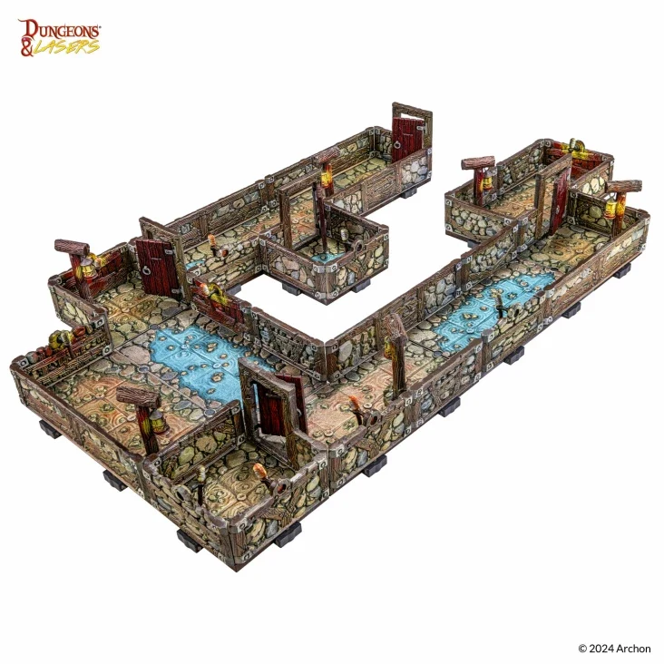 Dungeons & Lasers - Terrain (Pre-Painted)