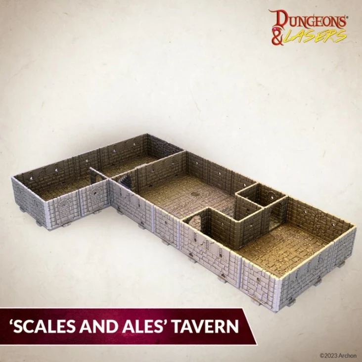 Dungeons & Lasers - Terrain (Unbemalt)