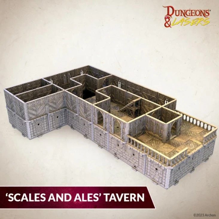 Dungeons & Lasers - Terrain (Unbemalt)