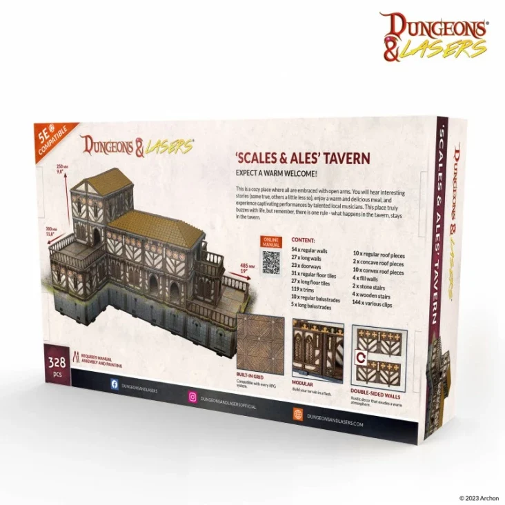 Dungeons & Lasers - Terrain (Unbemalt)