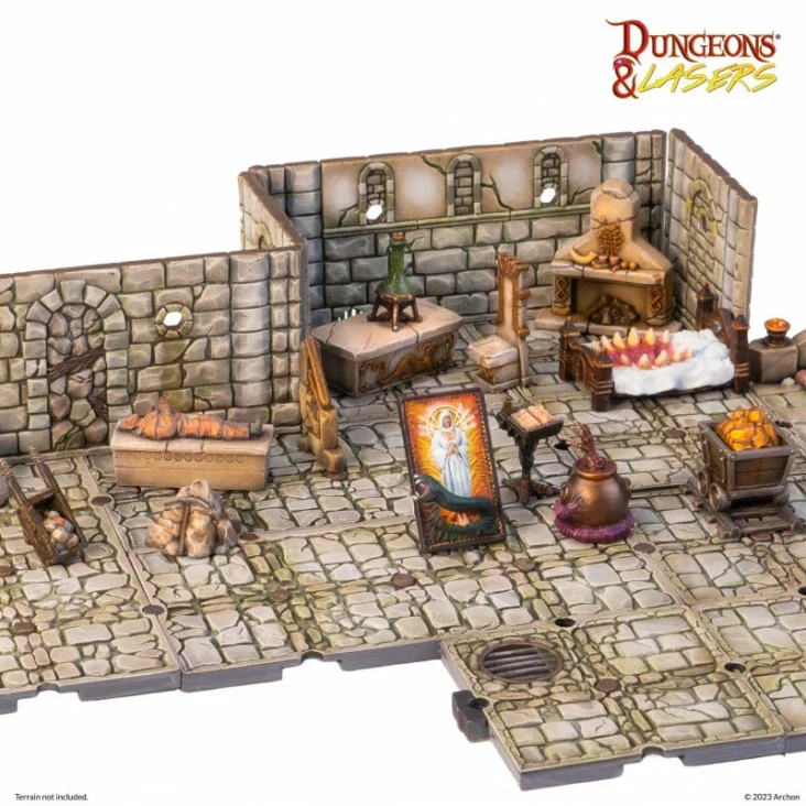 Dungeons & Lasers - Fantasy Props Pack (Unbemalt)
