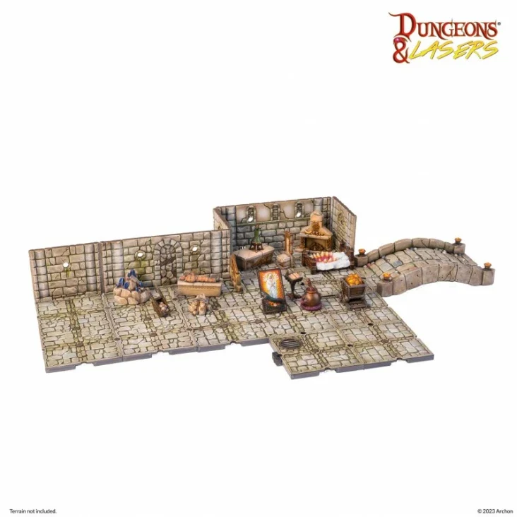Dungeons & Lasers - Fantasy Props Pack (Unbemalt)