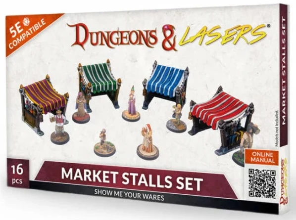 Dungeons & Lasers - City Props (Unbemalt)