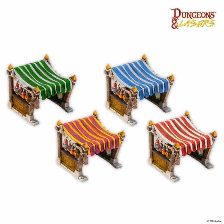 Dungeons & Lasers - City Props (Unbemalt)
