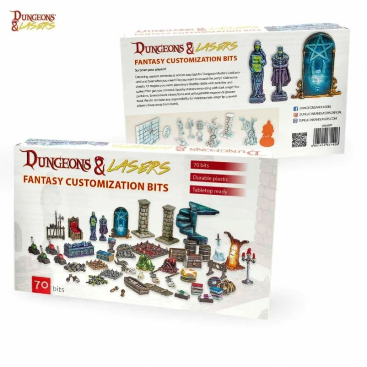 Dungeons & Lasers - Dungeon Props (Unbemalt)