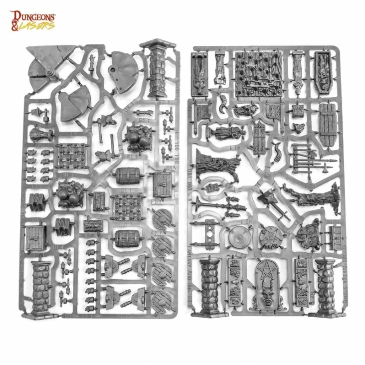 Dungeons & Lasers - Dungeon Props (Unbemalt)