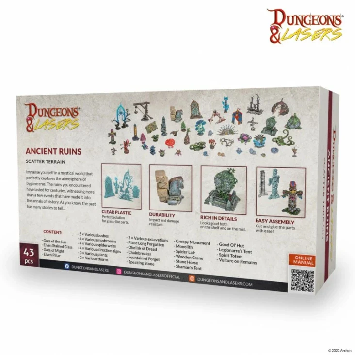 Dungeons & Lasers - Dungeon Props (Unbemalt)