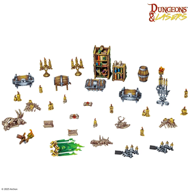 Dungeons & Lasers - Dungeon Props (Unbemalt)