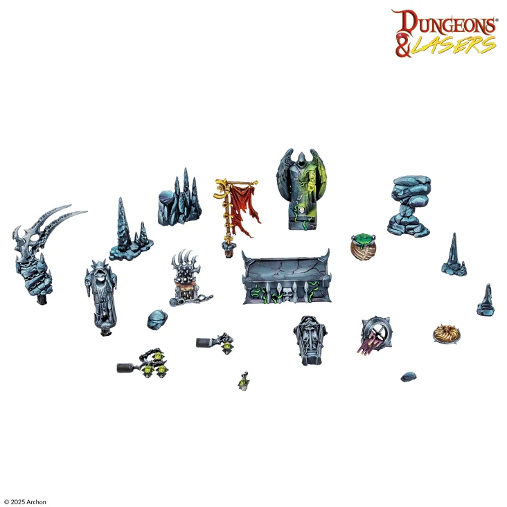 Dungeons & Lasers - Dungeon Props (Unbemalt)