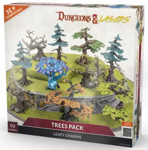 Dungeons & Lasers – Trees Pack (Unbemalt)